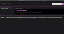 Desktop Screenshot of masterform.com